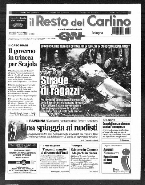 Il Resto del Carlino : giornale dell'Emilia